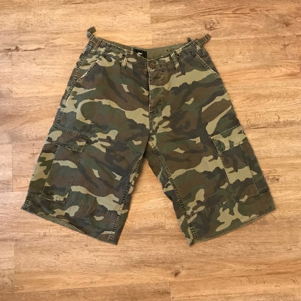 Men’s Obey Camouflage Cargo Shorts